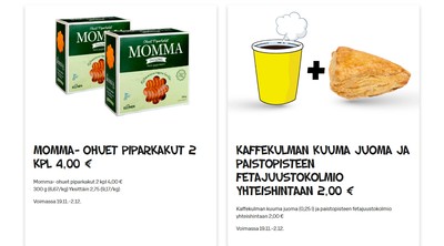 Alepa tarjouslehti. Voimassa: 19/11/25 - 25/11/25