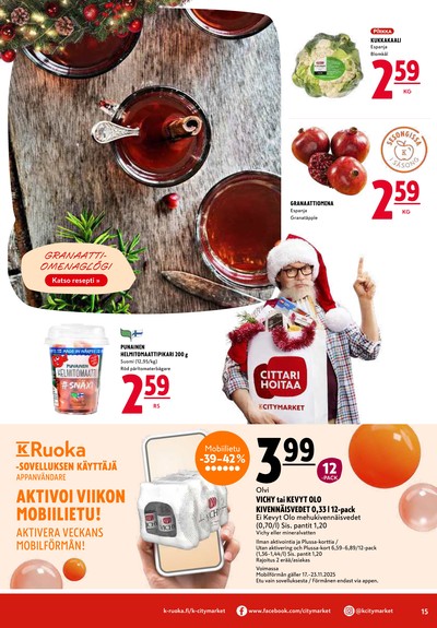 K-Citymarket tarjouslehti viikolta 47 sivu 15