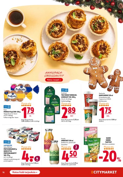 K-Citymarket tarjouslehti viikolta 47 sivu 16