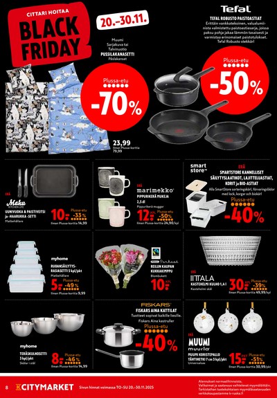 K-Citymarket tarjouslehti viikolta 47 sivu 8