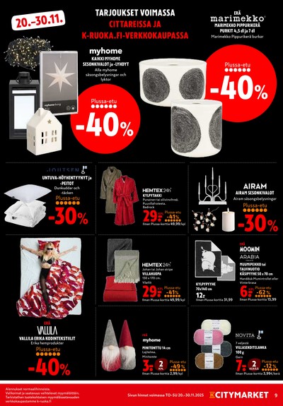 K-Citymarket tarjouslehti viikolta 47 sivu 9