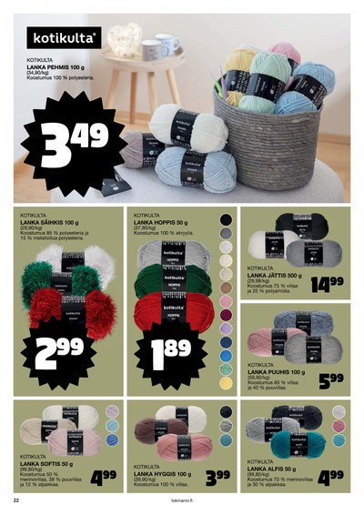 Tokmanni tarjouslehti viikolta 48 sivu 22