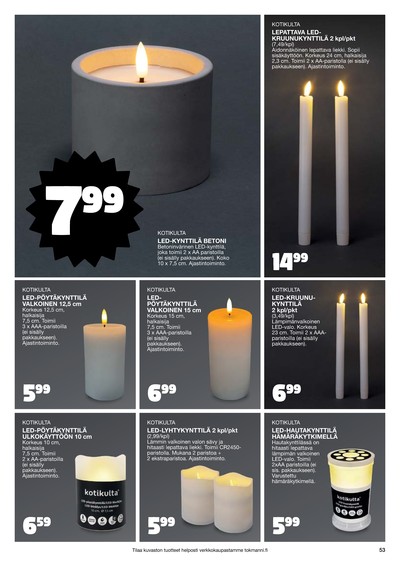 Tokmanni tarjouslehti viikolta 48 sivu 53