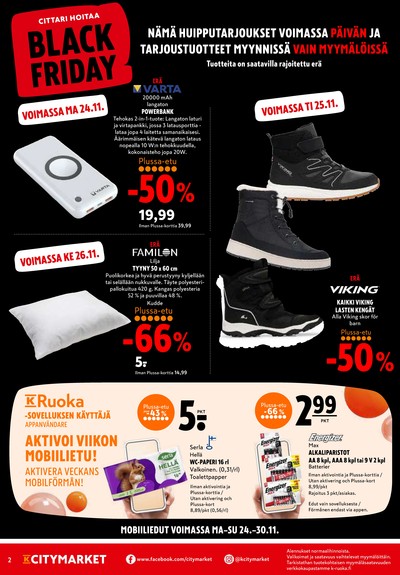 K-Citymarket tarjouslehti viikolta 48 sivu 2