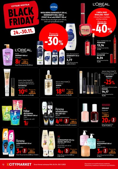 K-Citymarket tarjouslehti viikolta 48 sivu 12