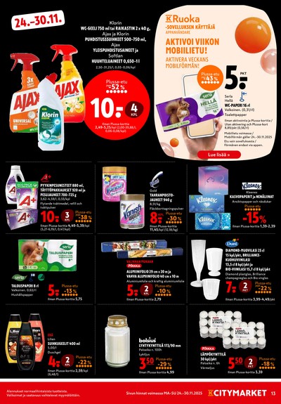 K-Citymarket tarjouslehti viikolta 48 sivu 13