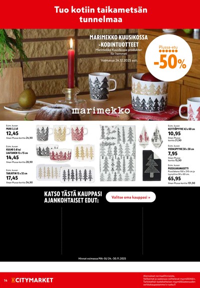 K-Citymarket tarjouslehti viikolta 48 sivu 14