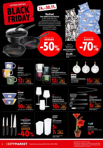 K-Citymarket tarjouslehti viikolta 48 sivu 8