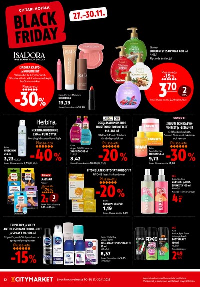 K-Citymarket tarjouslehti viikolta 48 sivu 12