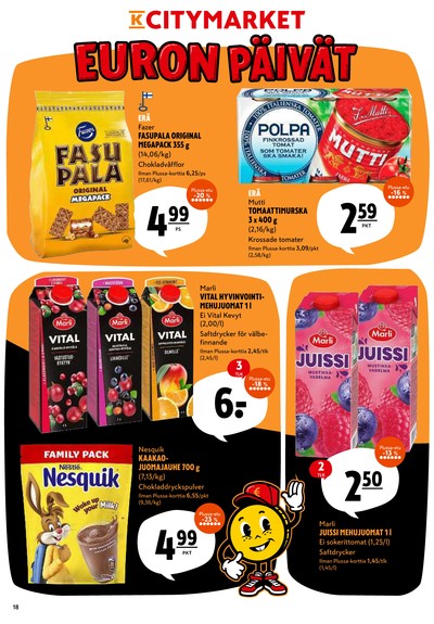 K-Citymarket tarjouslehti viikolta 48 sivu 18