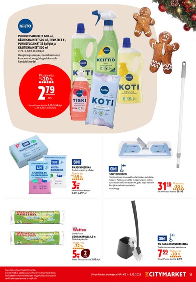 K-Citymarket tarjouslehti viikolta 49 sivu 11