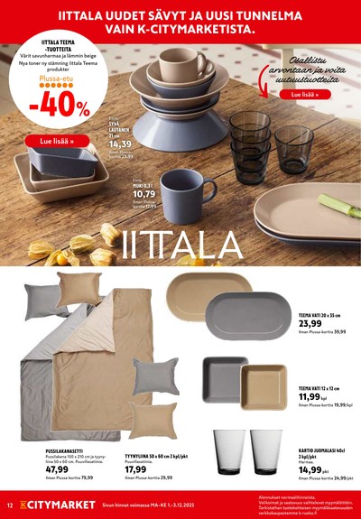 K-Citymarket tarjouslehti viikolta 49 sivu 12