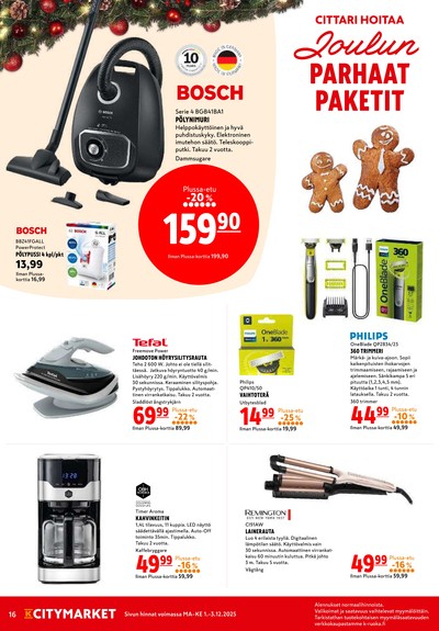 K-Citymarket tarjouslehti viikolta 49 sivu 16