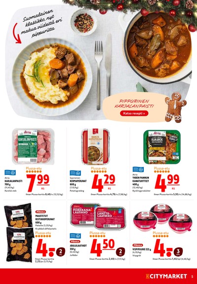 K-Citymarket tarjouslehti viikolta 49 sivu 5