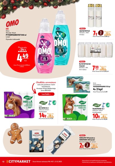 K-Citymarket tarjouslehti viikolta 49 sivu 10