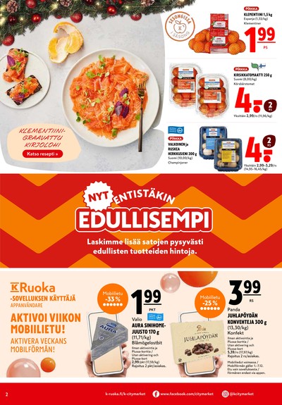 K-Citymarket tarjouslehti viikolta 49 sivu 2