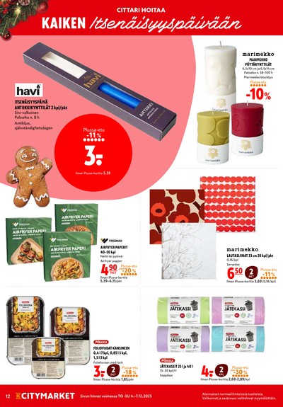 K-Citymarket tarjouslehti viikolta 49 sivu 12