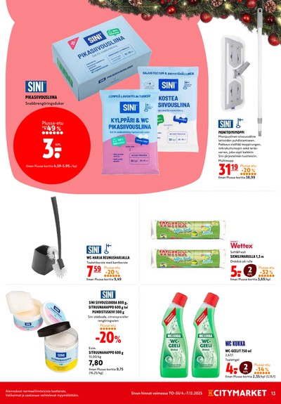 K-Citymarket tarjouslehti viikolta 49 sivu 13
