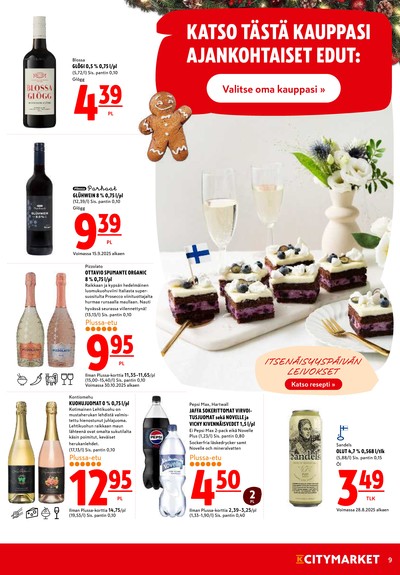 K-Citymarket tarjouslehti viikolta 49 sivu 9