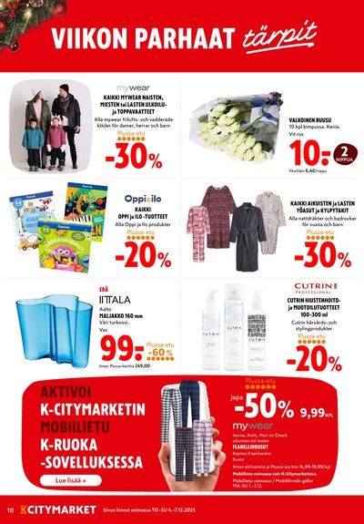 K-Citymarket tarjouslehti viikolta 49 sivu 10