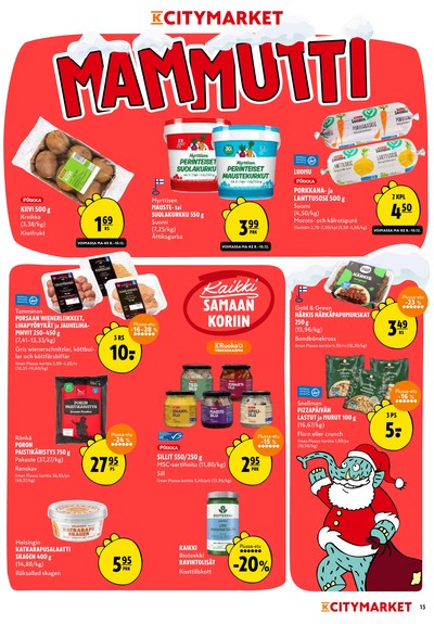 K-Citymarket tarjouslehti viikolta 50 sivu 13