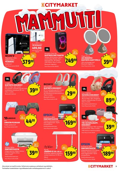 K-Citymarket tarjouslehti viikolta 50 sivu 9