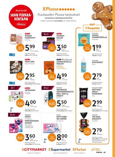 K-Market tarjouslehti. Voimassa: 01/12/25 - 31/12/25