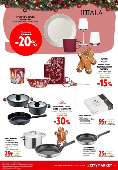 K-Citymarket tarjouslehti viikolta 51 sivu 15