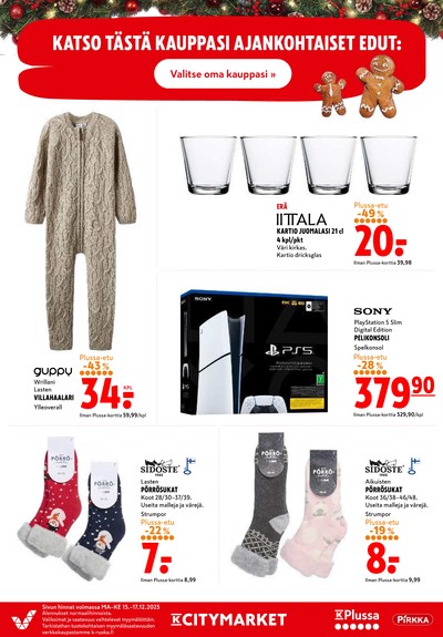 K-Citymarket tarjouslehti viikolta 51 sivu 20