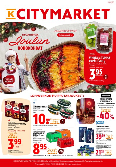 K-Citymarket tarjouslehti viikolta 52 sivu 1