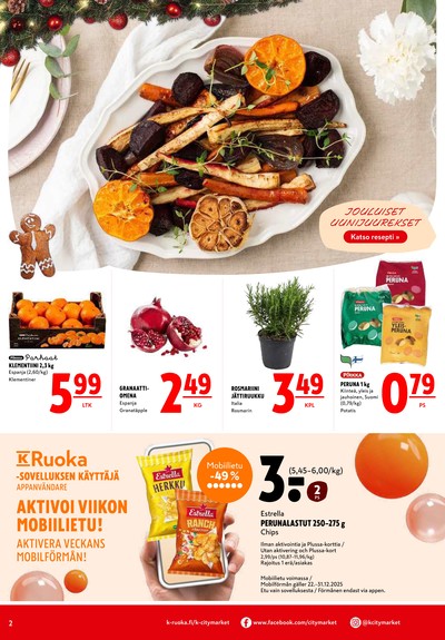 K-Citymarket tarjouslehti viikolta 52 sivu 2