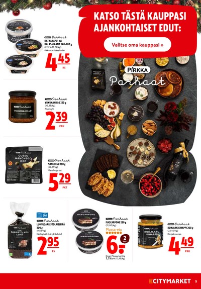 K-Citymarket tarjouslehti viikolta 52 sivu 9