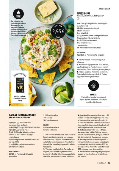 K-Ruoka tarjouslehti viikolta 1 sivu 19