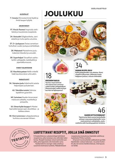 K-Ruoka tarjouslehti viikolta 1 sivu 3