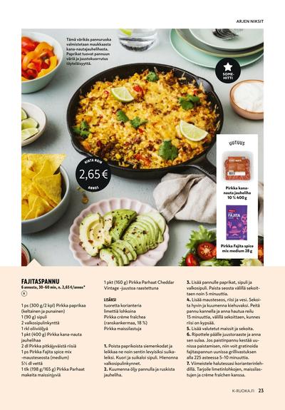 K-Ruoka tarjouslehti viikolta 1 sivu 23