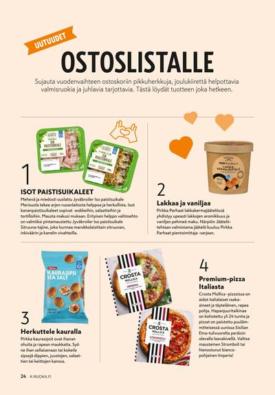 K-Ruoka tarjouslehti viikolta 1 sivu 24