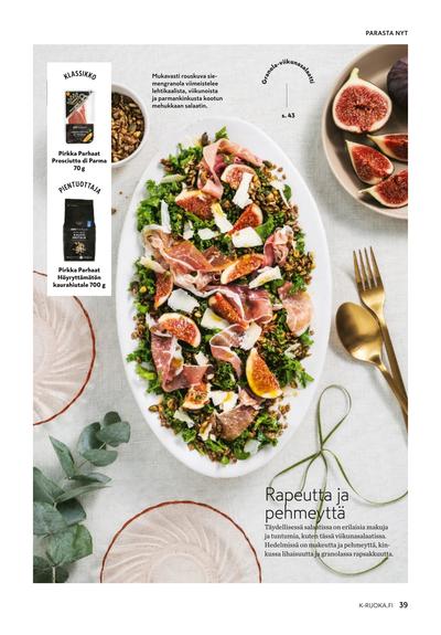 K-Ruoka tarjouslehti viikolta 1 sivu 39