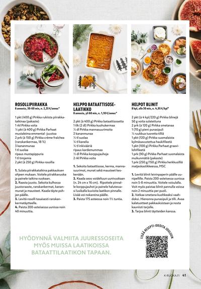 K-Ruoka tarjouslehti viikolta 1 sivu 41