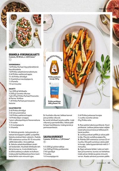 K-Ruoka tarjouslehti viikolta 1 sivu 43