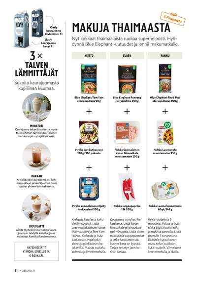 K-Ruoka tarjouslehti viikolta 1 sivu 8