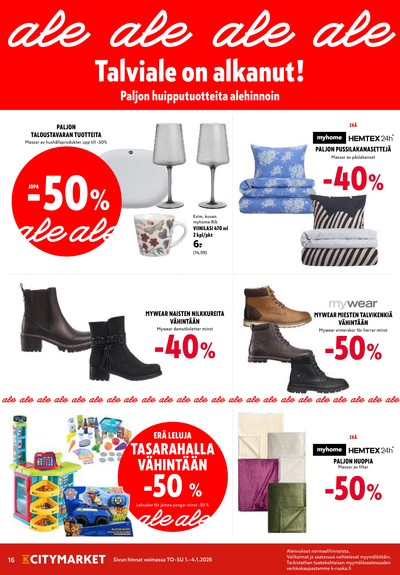 K-Citymarket tarjouslehti viikolta 1 sivu 16