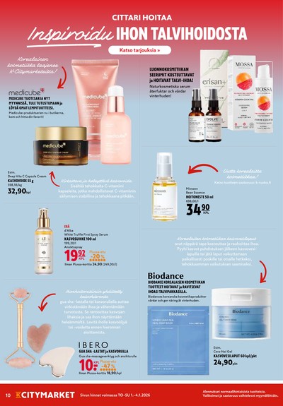 K-Citymarket tarjouslehti viikolta 1 sivu 10