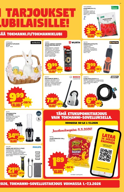 Tokmanni tarjouslehti viikolta 10 sivu 11