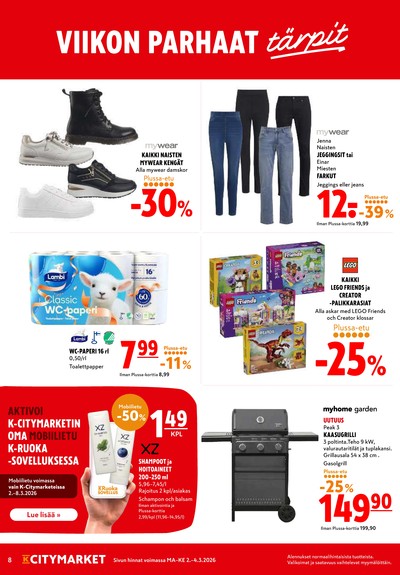 K-Citymarket tarjouslehti viikolta 10 sivu 8