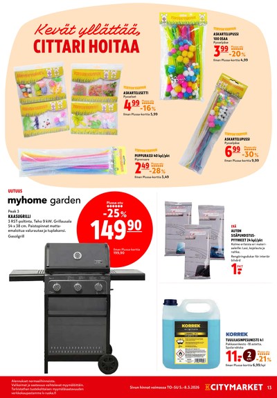 K-Citymarket tarjouslehti viikolta 10 sivu 13