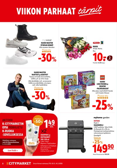 K-Citymarket tarjouslehti viikolta 10 sivu 8