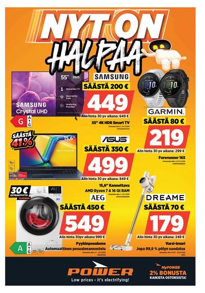 Power tarjouslehti. Voimassa: 09/03/26 - 15/03/26