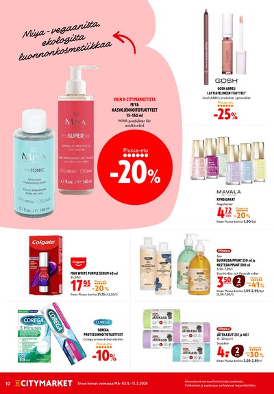 K-Citymarket tarjouslehti viikolta 11 sivu 10