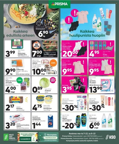 Prisma region tarjouslehti. Voimassa: 09/03/26 - 15/03/26