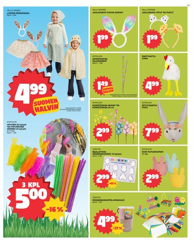 Tokmanni tarjouslehti viikolta 12 sivu 13